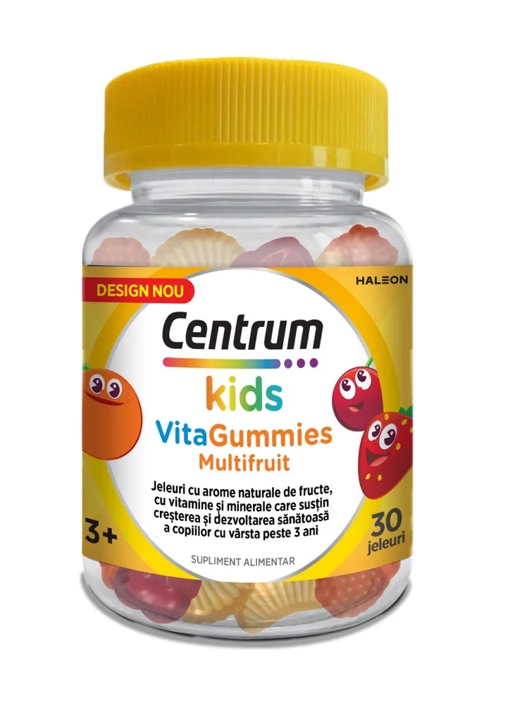 Centrum Kids VitaGummies Multifruit, 30 jeleuri, Haleon — preț și oferte