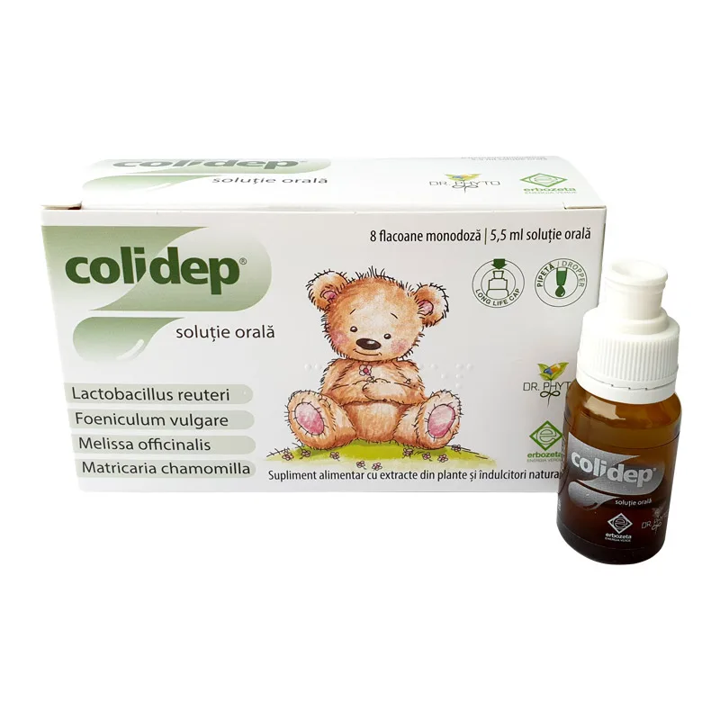 Colidep, 8 flacoane, Dr. Phyto — preț și oferte