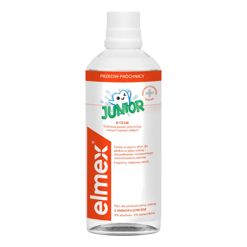 Apa de gura Junior 6-12 ani, 400ml, Elmex — preț și oferte
