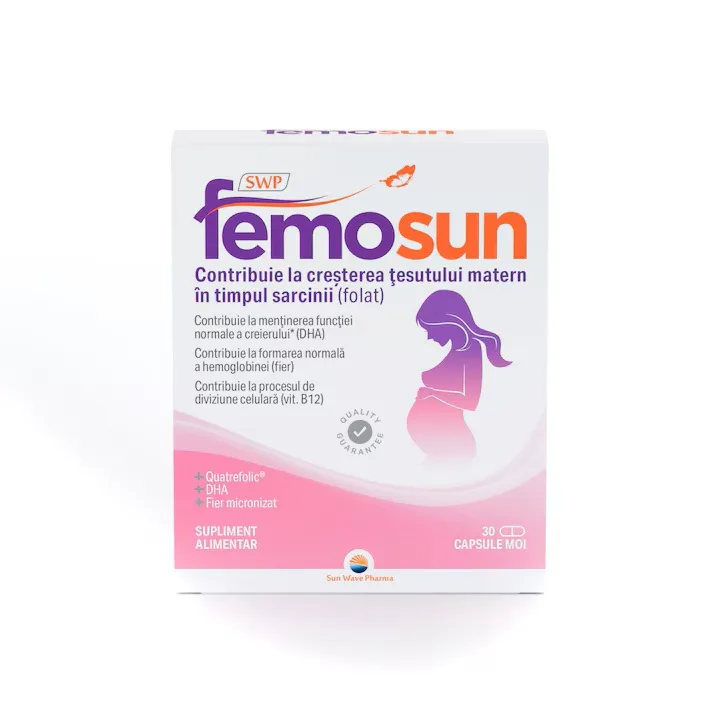 Femosun, 30 capsule, Sun Wave SUN WAVE PHARMA — preț și oferte