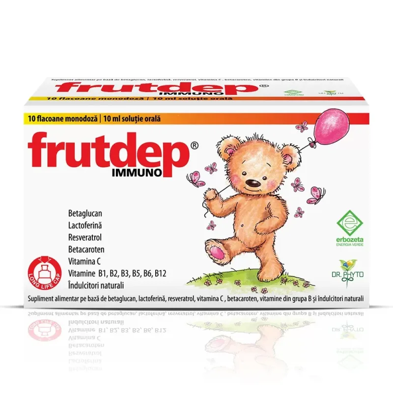 Frutdep Immuno, 10 flacoane, Dr. Phyto — preț și oferte