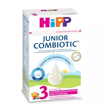 Lapte praf de crestere Junior Combiotic 3, 500g, HiPP — preț și oferte