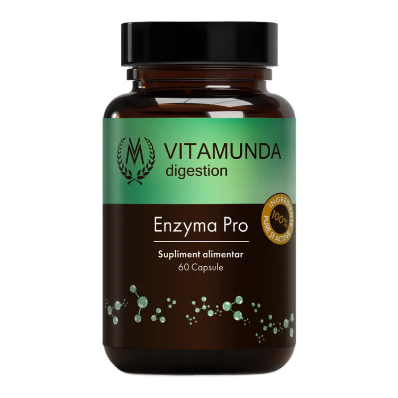 Enzyma Pro, 60 capsule, Vitamunda — preț și oferte