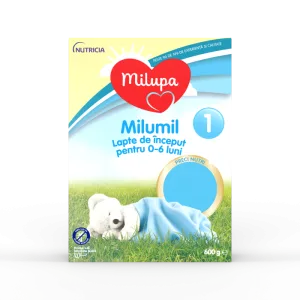 Lapte pentru inceput 0-6 luni Milumil 1, 600g, Milupa