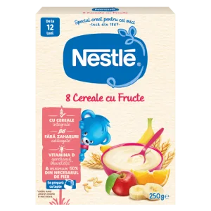 8 Cereale cu fructe +12 luni, 250g, Nestle