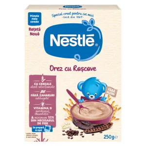 Cereale pe baza de orez si roscove +6 luni, 250g, Nestle