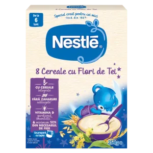 8 Cereale cu flori de tei +6 luni, 250g, Nestle