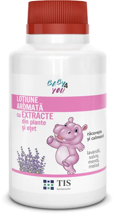 Lotiune aromata cu extracte din plante cu otet Baby4You, 100ml, Tis Farmaceutic — preț și oferte