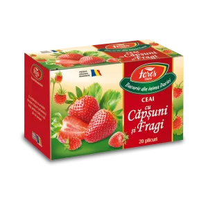 Ceai Capsuni si Fragi, 20 plicuri, Fares