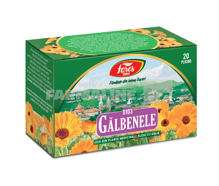 Fares Ceai galbenele 20 plicuri — preț și oferte