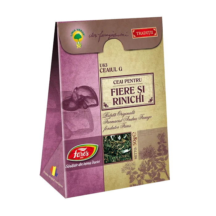 Ceai fiere si rinichi, 50g, Fares — preț și oferte