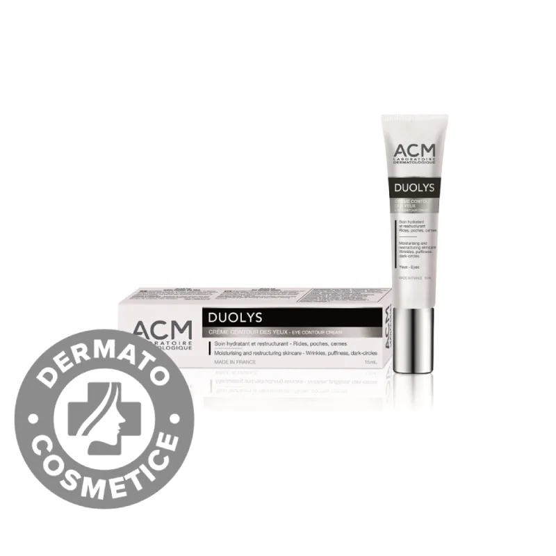 Crema hidratanta si restructuranta contur ochi Duolys, 15ml, ACM — preț și oferte