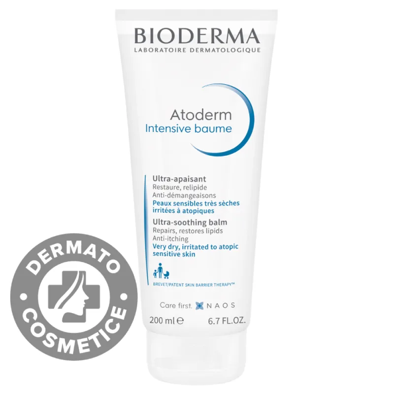Balsam calmant piele atopica Atoderm Intensive, 200ml, Bioderma — preț și oferte