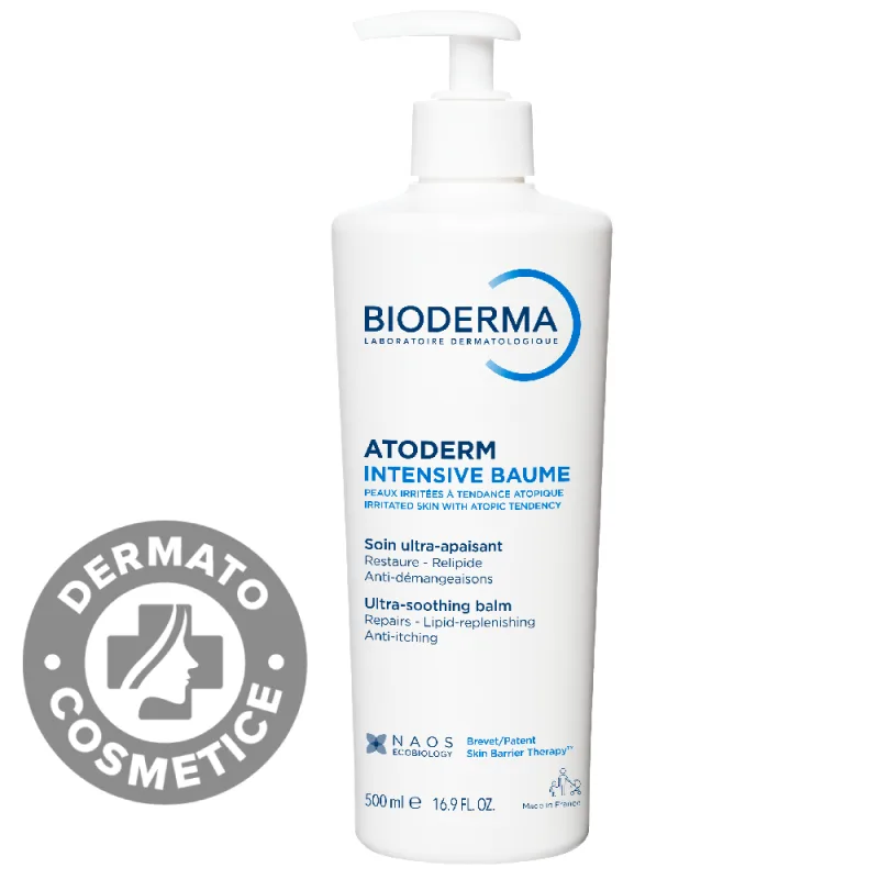Balsam calmant piele atopica Atoderm Intensive, 500ml, Bioderma — preț și oferte