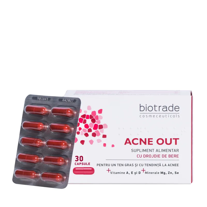 Acne Out, 30 capsule, Biotrade — preț și oferte