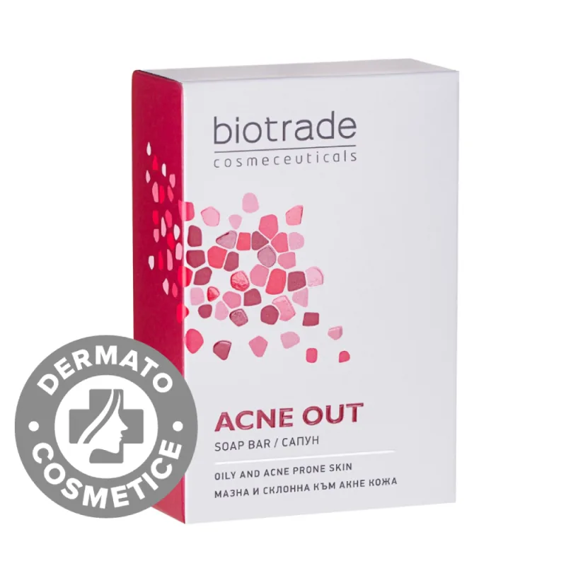 Sapun solid ten gras Acne Out, 100g, Biotrade — preț și oferte