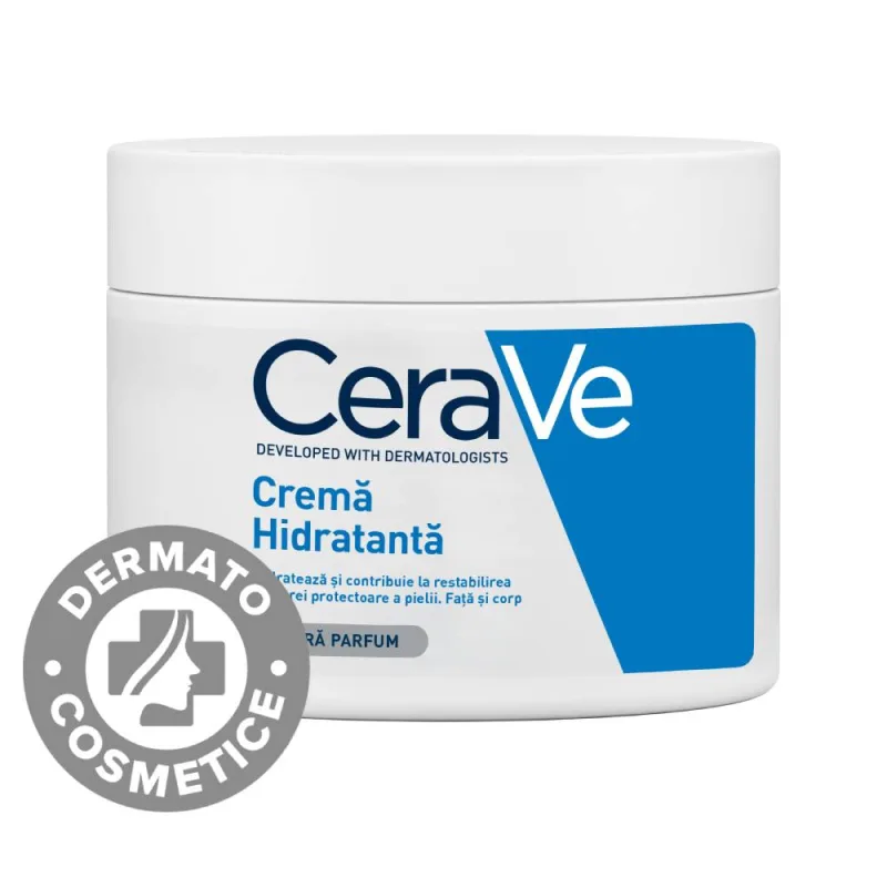 Crema hidratanta pentru fata si corp piele uscata si foarte uscata, 340g, CeraVe — preț și oferte