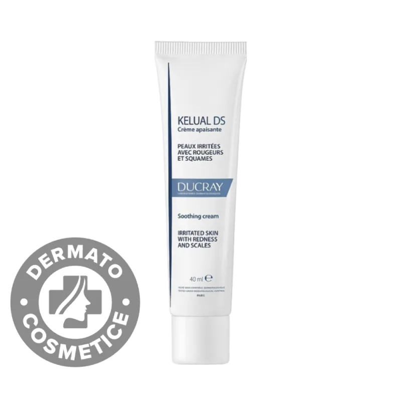 Crema calmanta pentru reducerea scuamelor cu efect anti-recidiva Kelual DS, 40ml, Ducray — preț și oferte