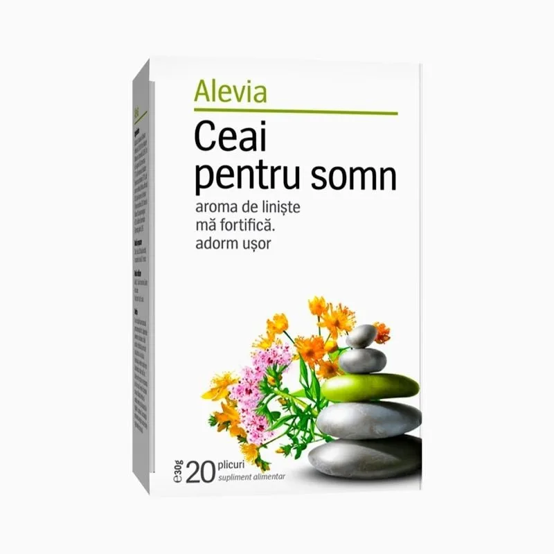 Ceai pentru somn, 20 plicuri, Alevia — preț și oferte