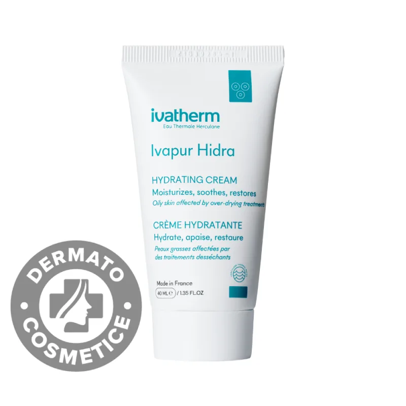 Crema piele sensibila si grasa Ivapur Hidra, 40ml, Ivatherm — preț și oferte