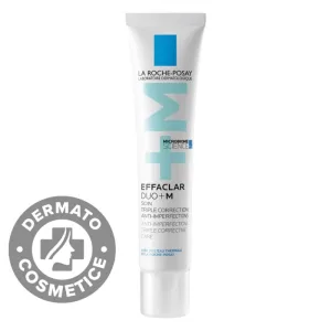 Crema de fata anti-imperfectiuni ten gras cu tendinta acneica SPF 30 Effaclar Duo +M, 40ml, La Roche-Posay
