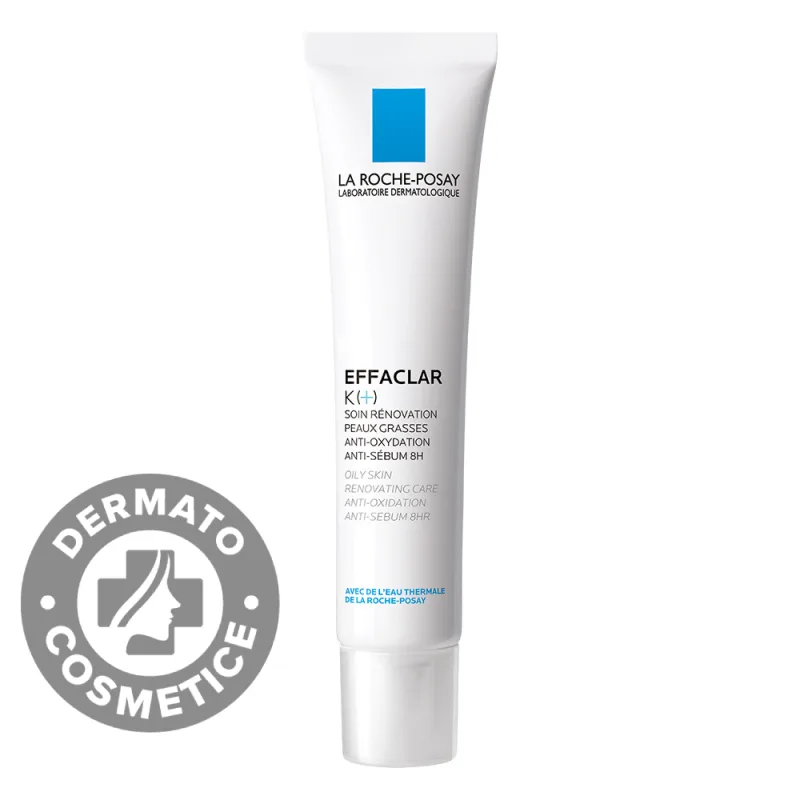 Crema fluida renovatoare pentru ten gras 8h Effaclar K+, 40ml, La Roche-Posay — preț și oferte