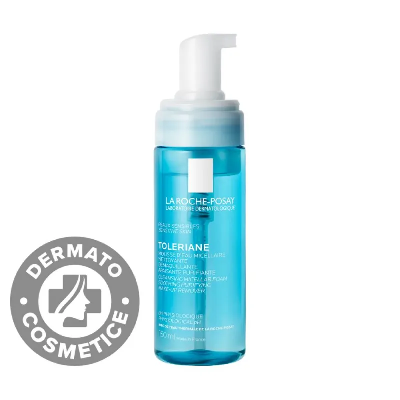 Spuma micelara de curatare pentru ten normal-mixt si sensibil Toleriane, 150ml, La Roche-Posay — preț și oferte