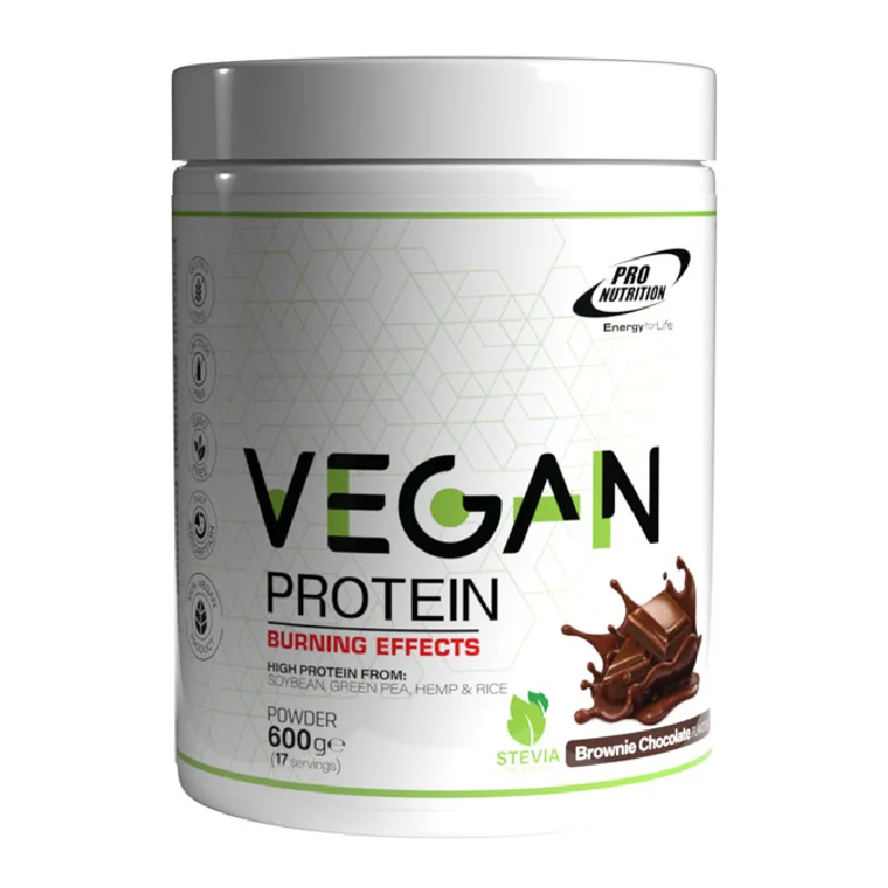 Mix proteic vegan pentru slabit Protein Burning Effects, 600g, Pro Nutrition — preț și oferte