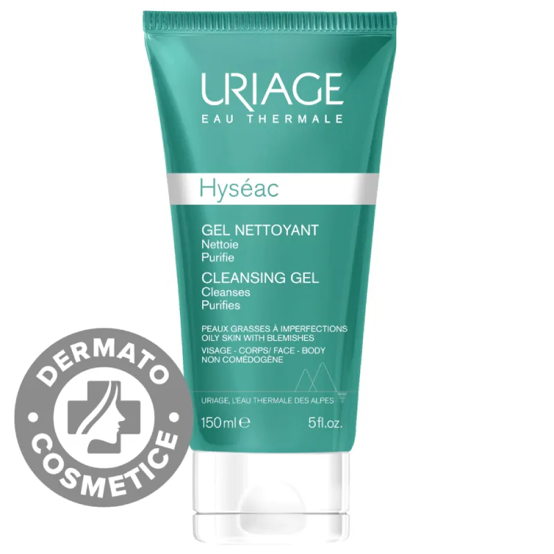 Gel de curatare pentru ten cu tendinte de ingrasare Hyseac, 150ml, Uriage — preț și oferte