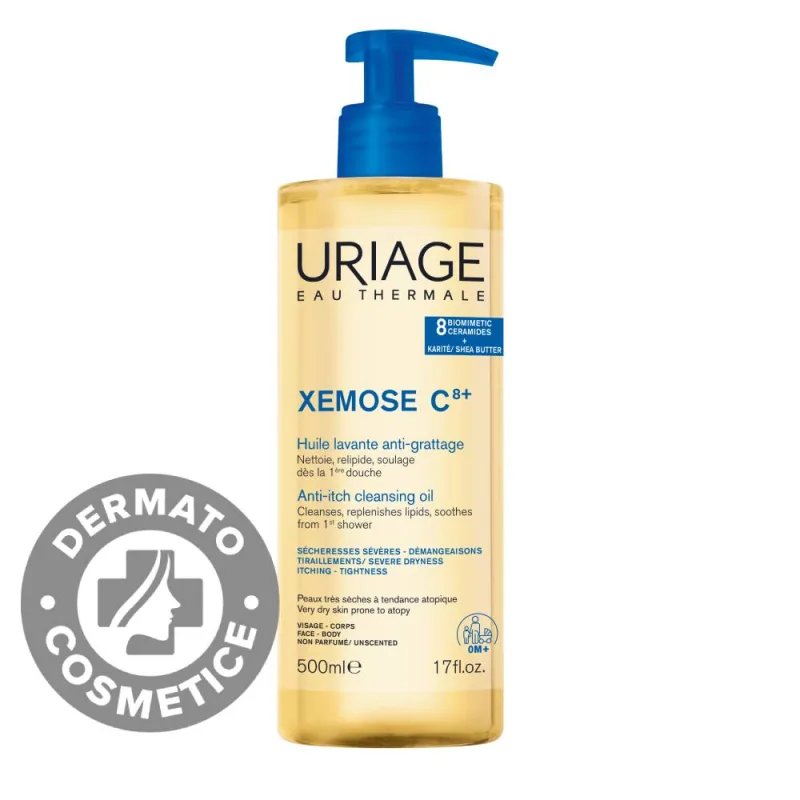 Ulei de curatare anti-prurit Xemose C8+, 500ml, Uriage — preț și oferte