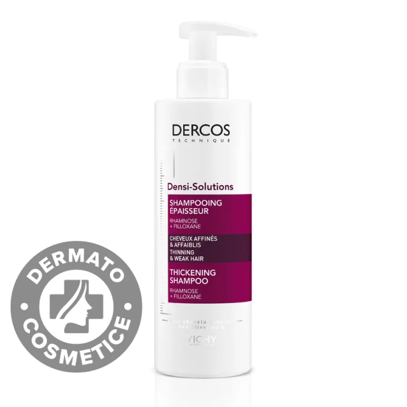 Sampon densificator pentru par subtire Dercos, 250ml, Vichy — preț și oferte