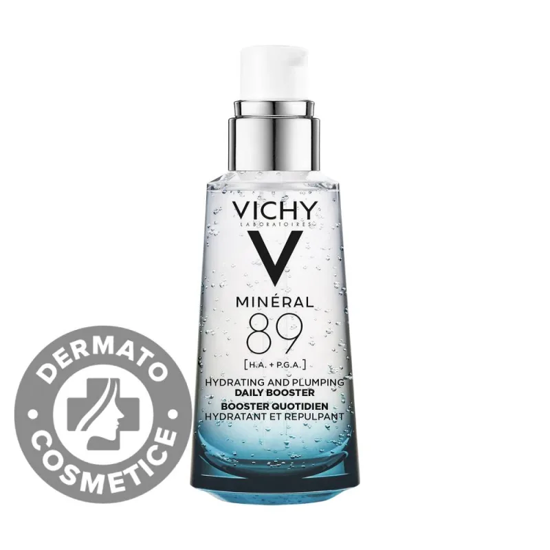 Gel-booster zilnic cu acid hialuronic cu efect de hidratare si fortifiere Mineral 89, 50ml, Vichy — preț și oferte