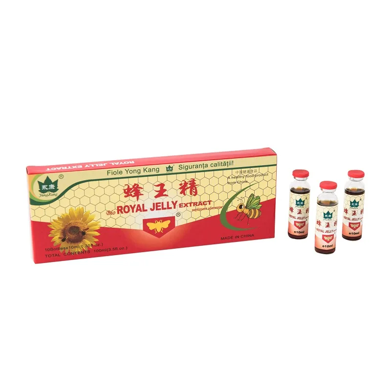 Royal Jelly, 10 fiole, Yongkang International — preț și oferte