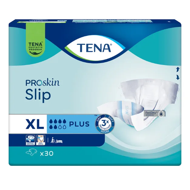 Scutece tip chilot pentru adulti ProSkin Slip Plus, Extra Large, 30 bucati TENA — preț și oferte