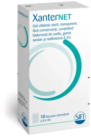 XanterNet Gel oftalmic 0.4ml, 10 monodoze, SIFI
