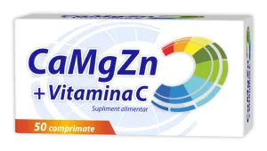 CaMgZn + Vitamina C, 50 comprimate, Zdrovit