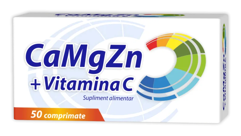 CaMgZn + Vitamina C, 50 comprimate, Zdrovit — preț și oferte
