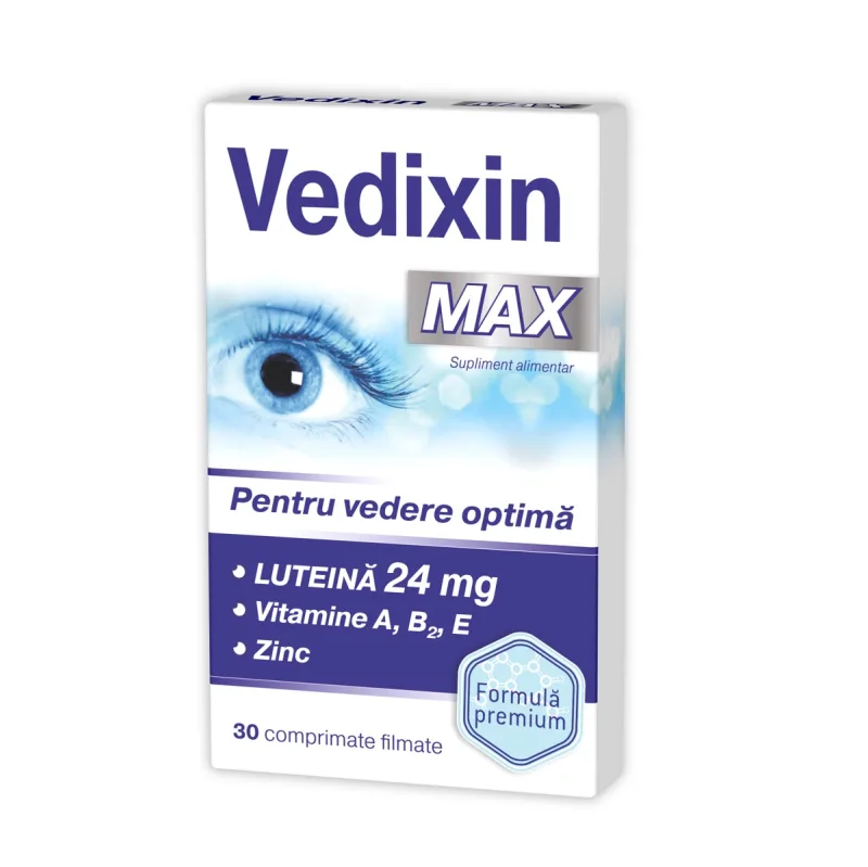 Vedixin Max pentru vedere optima, 30 capsule, Zdrovit — preț și oferte
