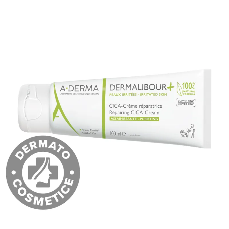 Crema anti-iritatii Dermalibour+Cica, 100 ml, A-Derma — preț și oferte