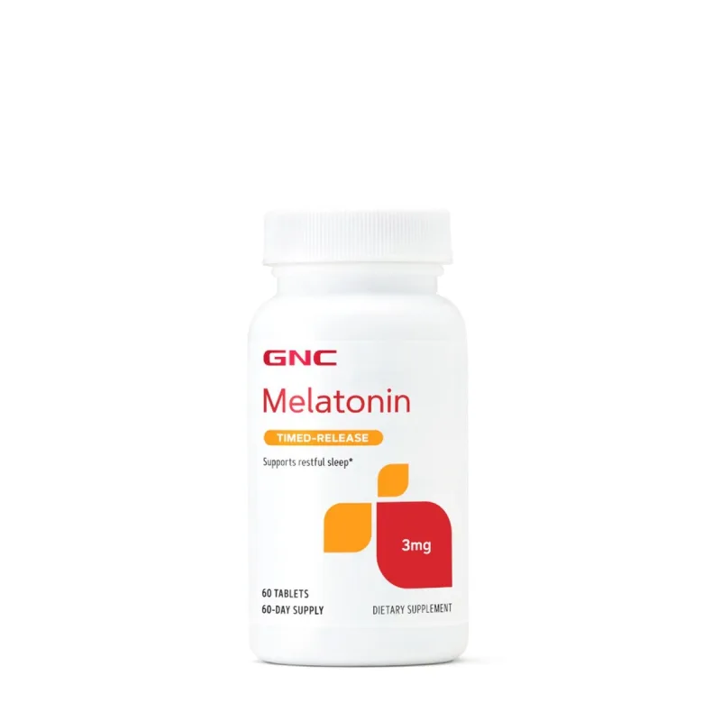 Melatonina 3 mg, 60 tablete, GNC — preț și oferte
