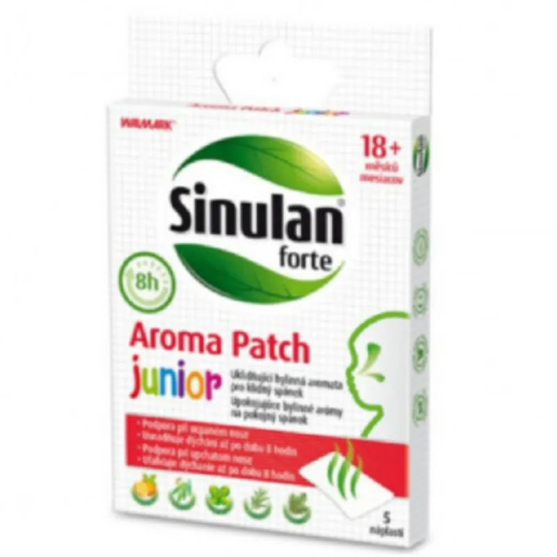 Plasturi Sinulan Forte Aroma Patch Junior 18 luni +, 5 bucati, Walmark — preț și oferte