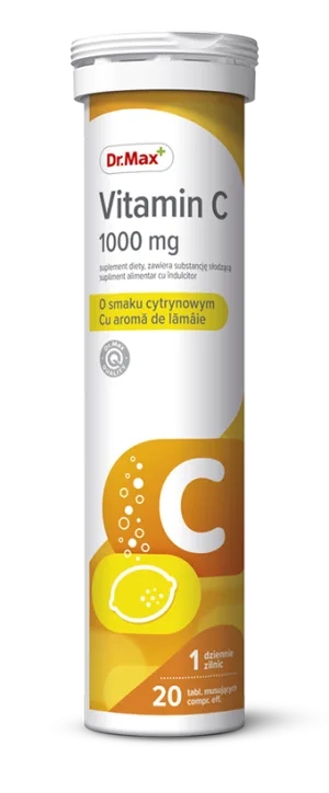 Dr. Max Vitamina C 1000mg, 20 comprimate efervescente
