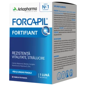 Forcapil par si unghii, 60 capsule
