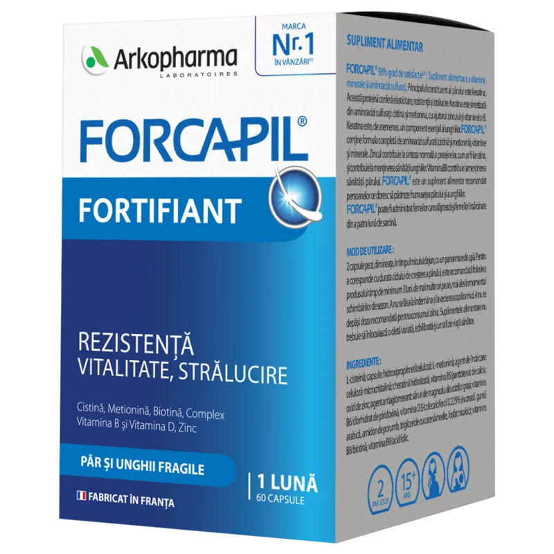Forcapil par si unghii, 60 capsule — preț și oferte