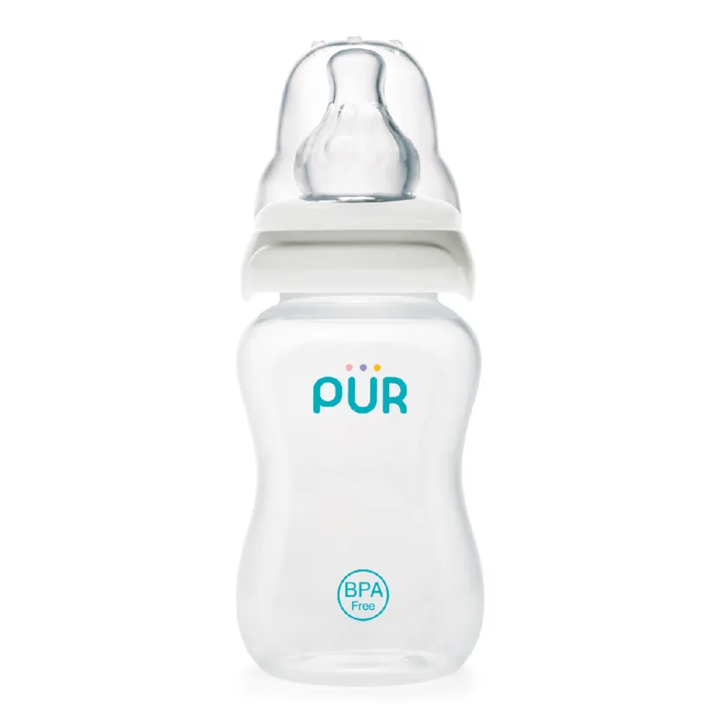 Biberon Comfort, 120ml, PUR PUR BABY — preț și oferte