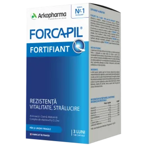 Forcapil par si unghii, 180 capsule