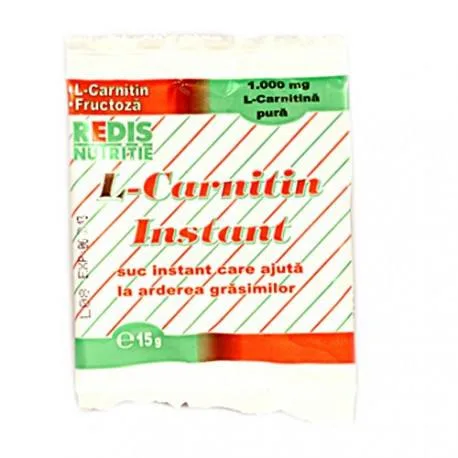 L-carnitin instant, 15 g, Redis — preț și oferte