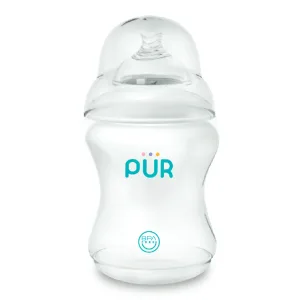Biberon Comfort cu gura larga, 250ml, PUR