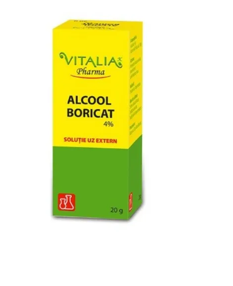 Alcool Boricat 4%, 20g, Vitalia Vitalia Pharma — preț și oferte