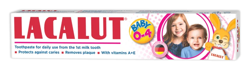Pasta de dinti Kinder Baby (0-4 ani), 50ml, Lacalut — preț și oferte